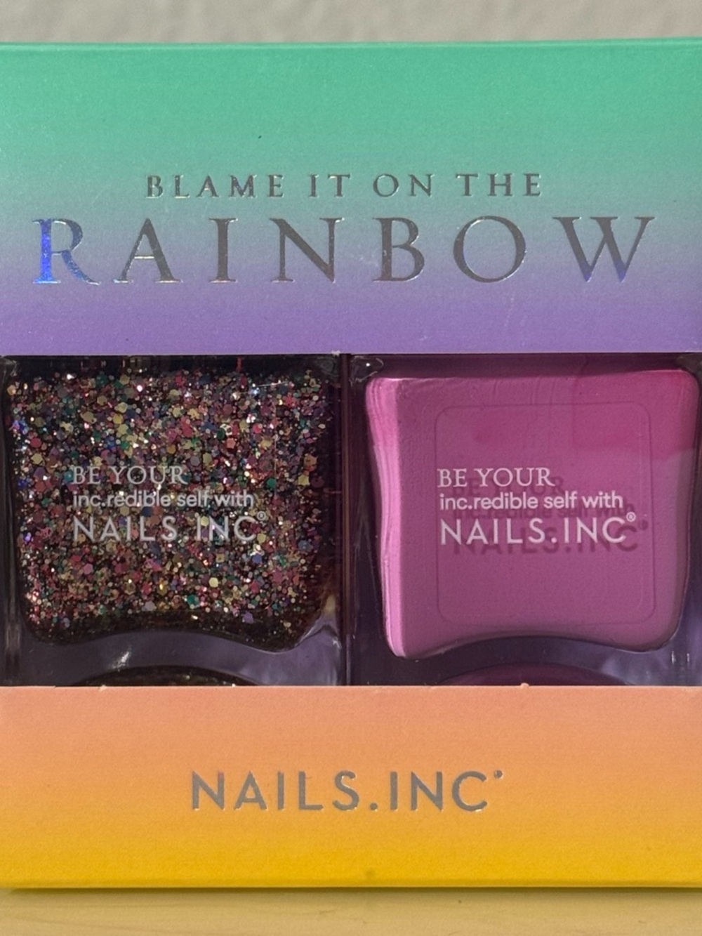 Nails Inc Blame It on the Rainbow Nail Polish Set